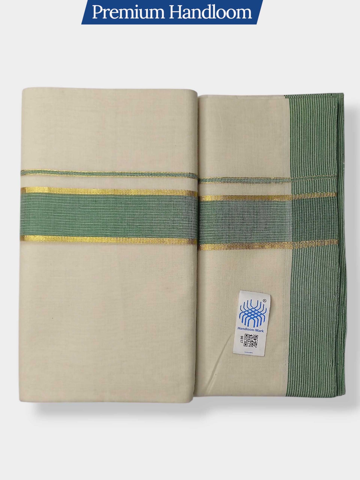 Kerala Premium Balaramapuram Handloom Dhoti/Mundu for Men