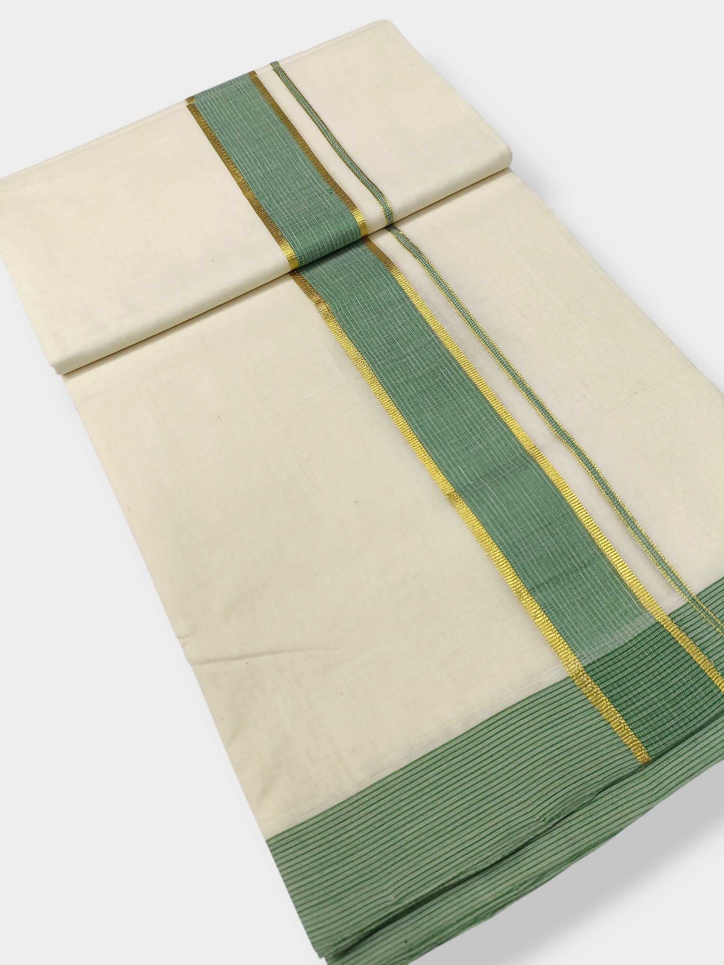Kerala Premium Balaramapuram Handloom Dhoti/Mundu for Men