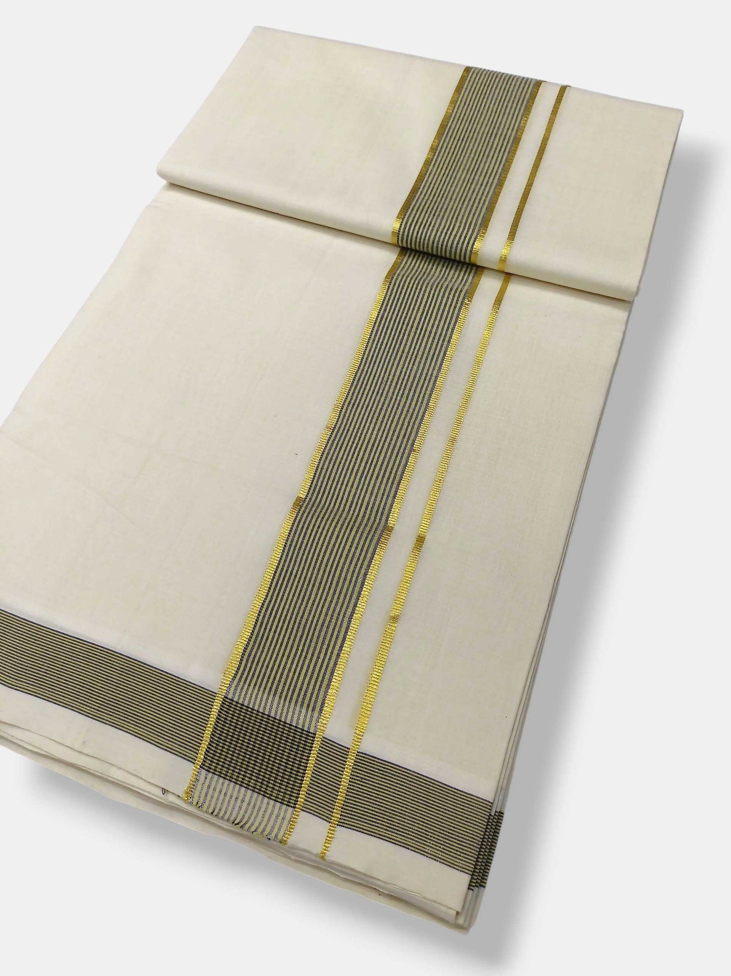 Kerala Premium Balaramapuram Handloom Dhoti/Mundu for Men