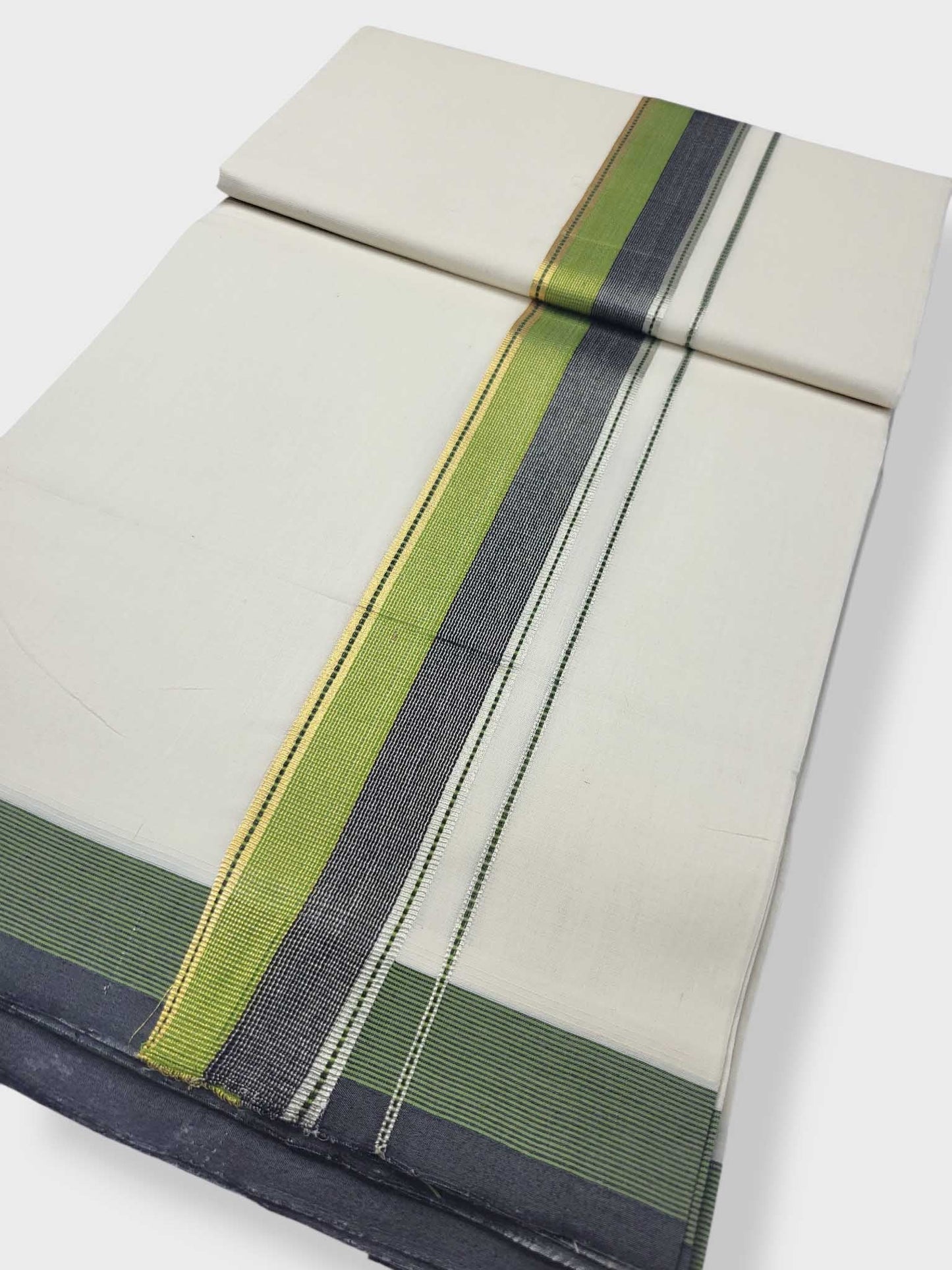 Kerala Premium Balaramapuram Handloom Dhoti/Mundu for Men