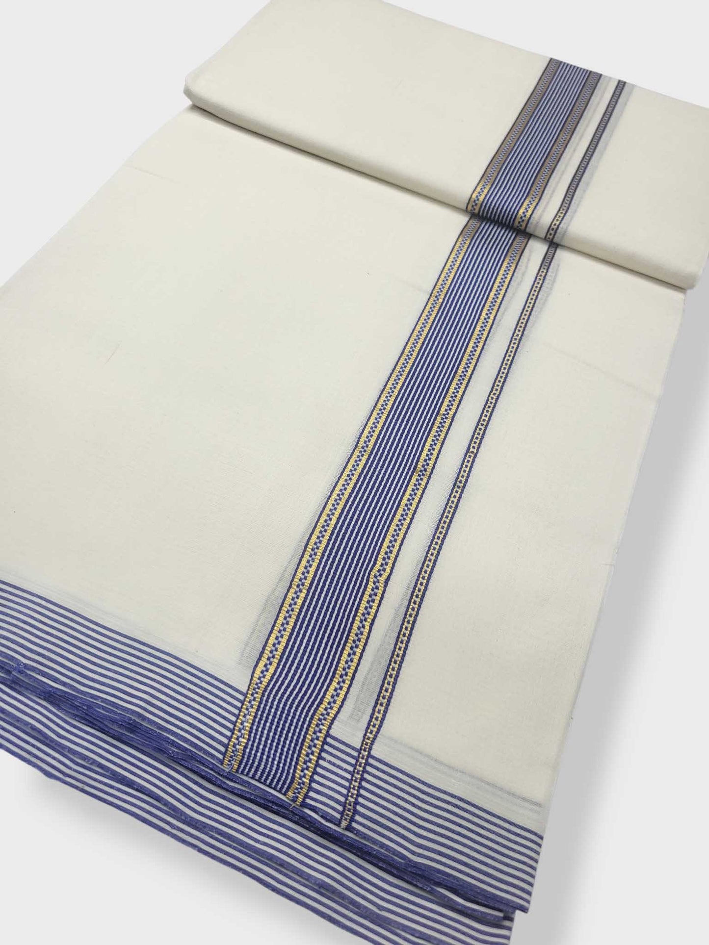 Kerala Premium Balaramapuram Handloom Dhoti/Mundu for Men