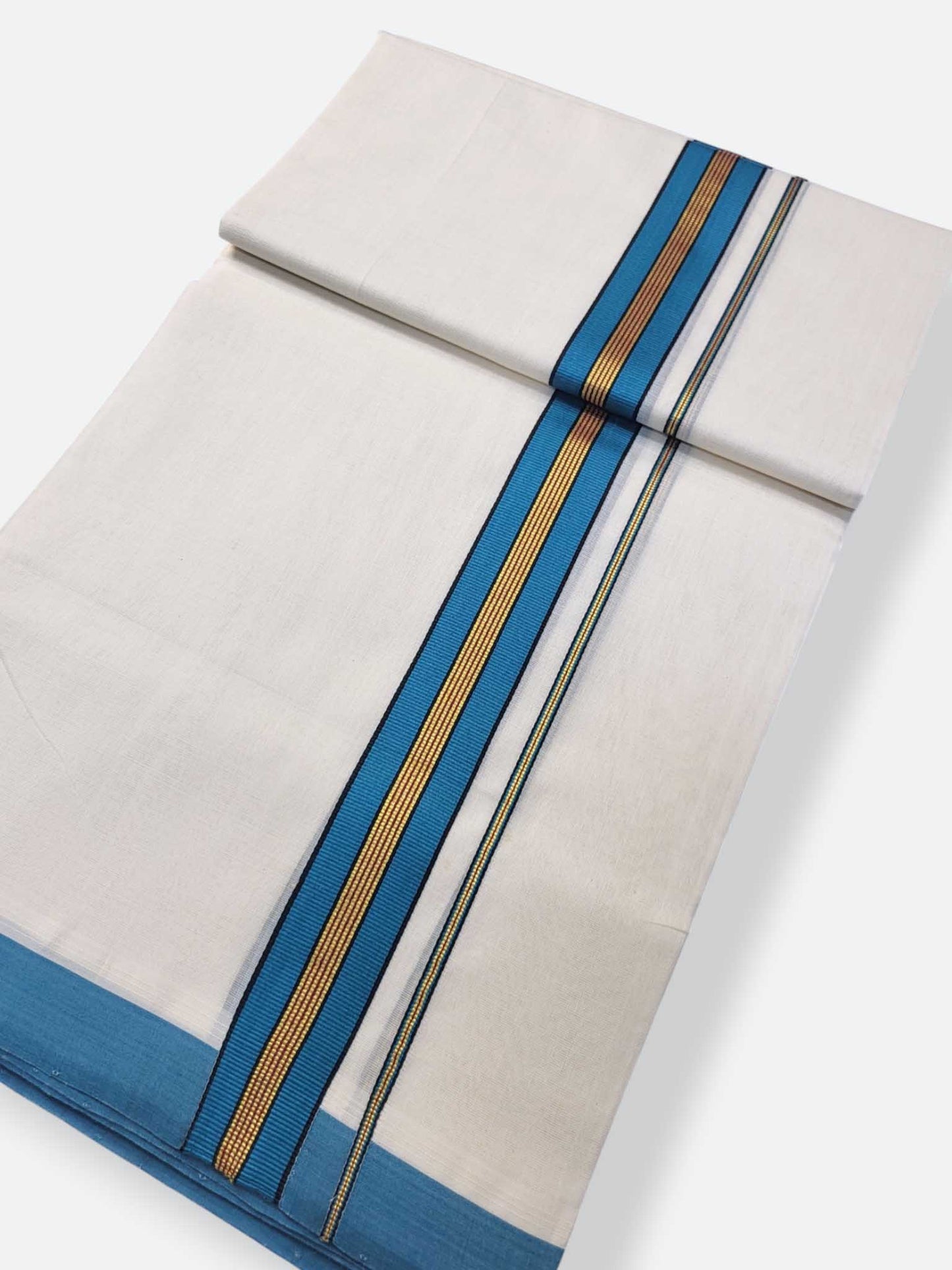 Kerala Premium Balaramapuram Handloom Dhoti/Mundu for Men