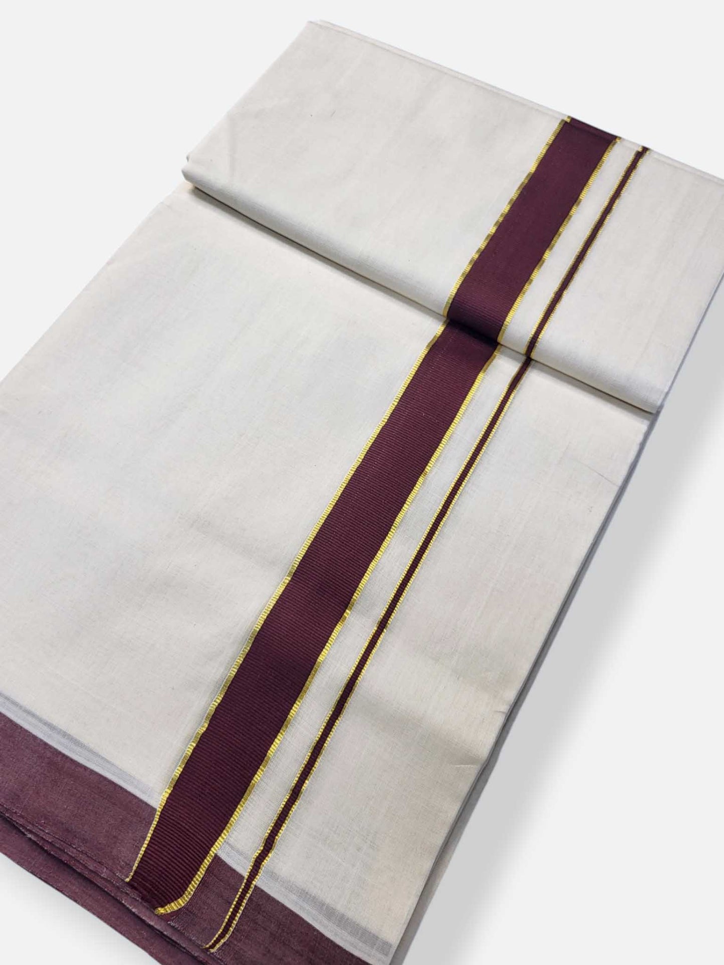 Kerala Premium Balaramapuram Handloom Dhoti/Mundu for Men