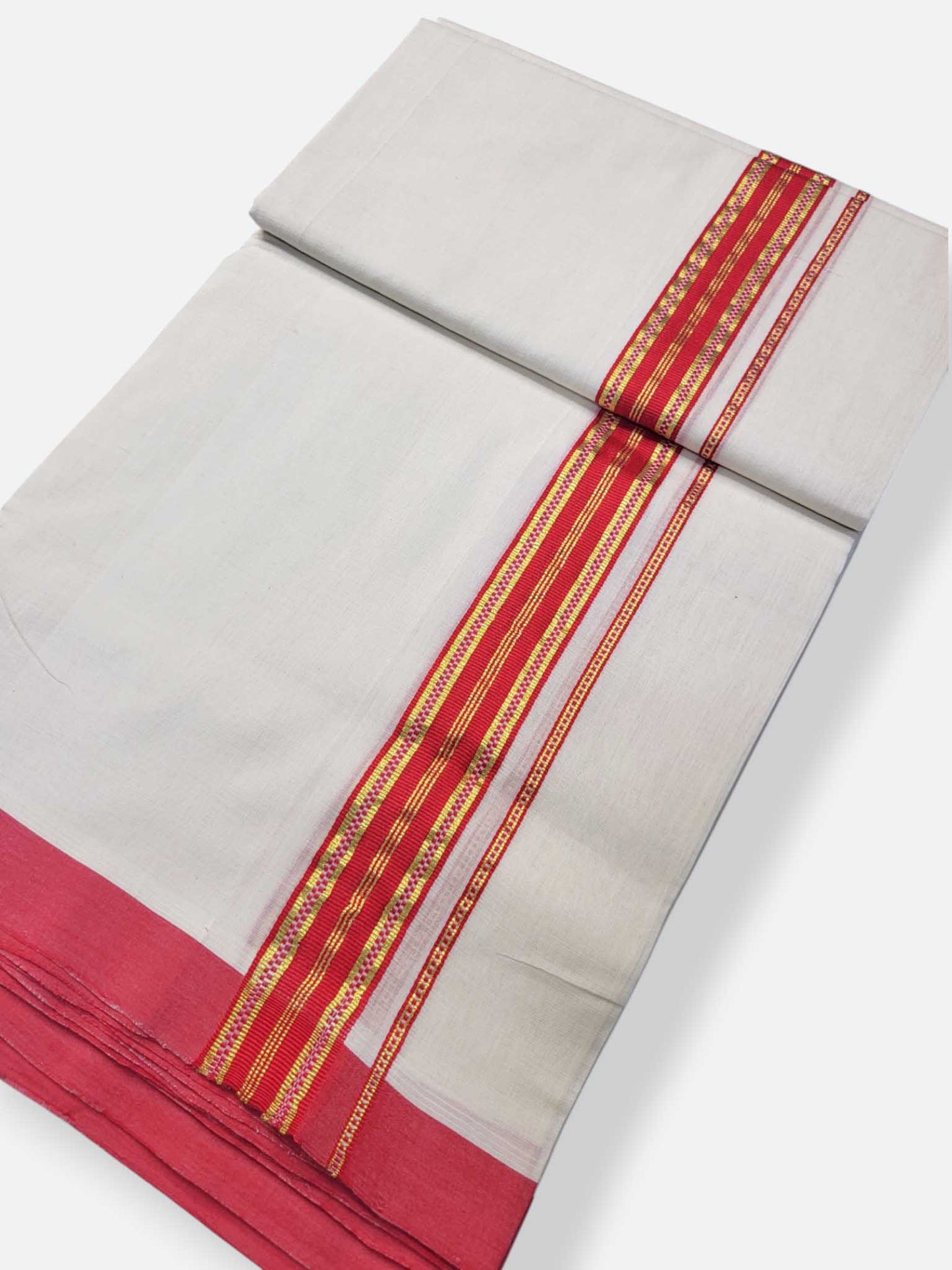 Kerala Premium Balaramapuram Handloom Dhoti/Mundu for Men
