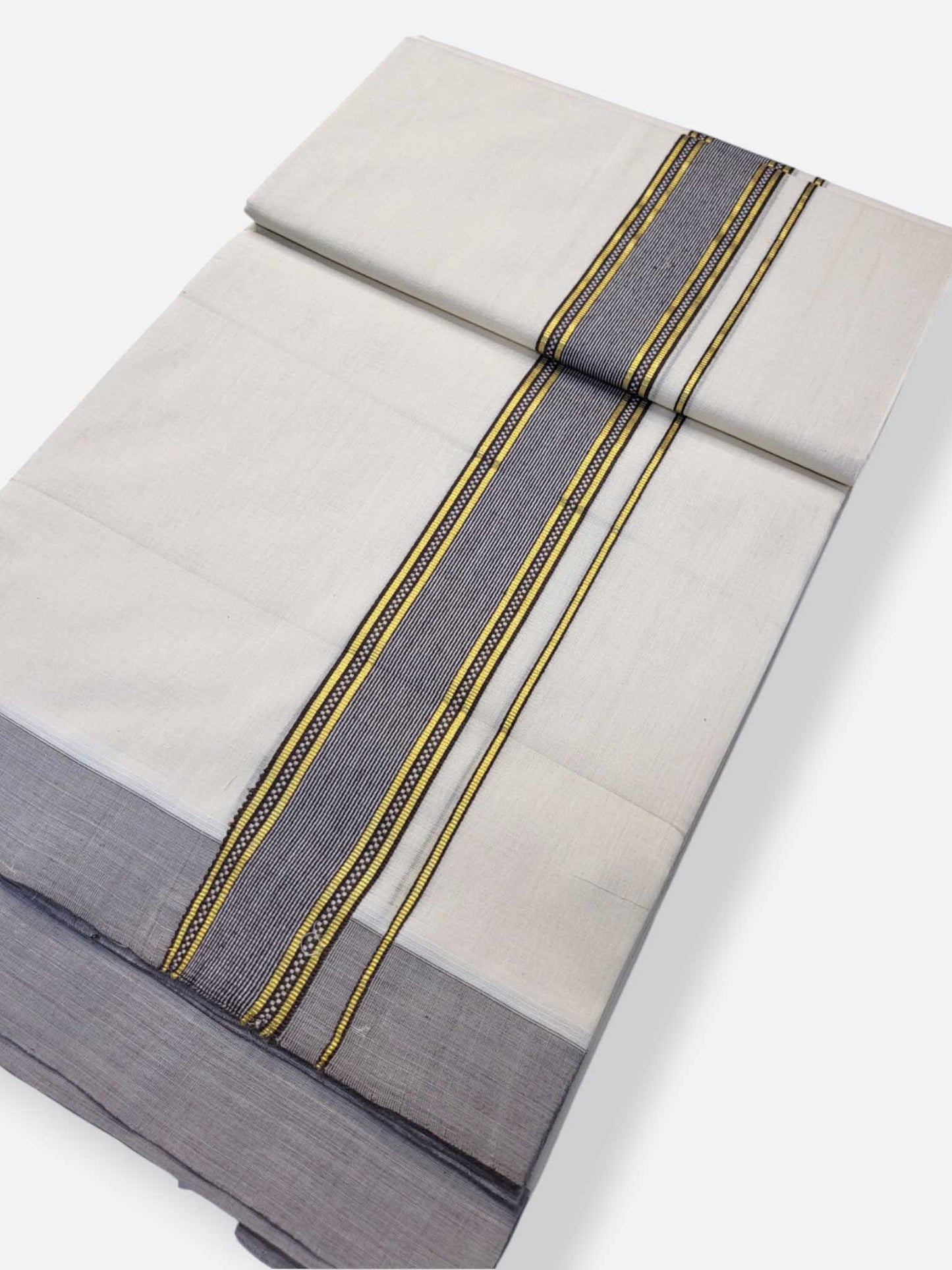 Kerala Premium Balaramapuram Handloom Dhoti/Mundu for Men