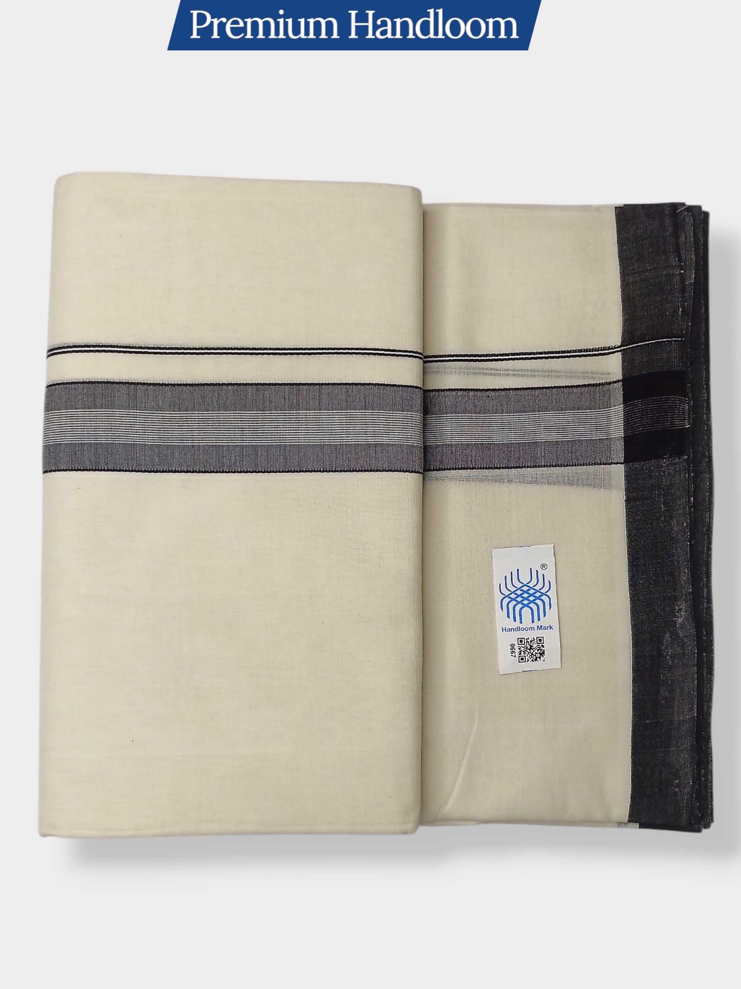 Kerala Premium Balaramapuram Handloom Dhoti/Mundu for Men