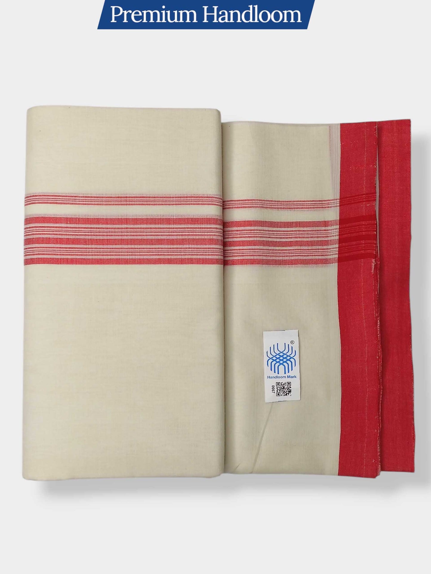 Kerala Premium Balaramapuram Handloom Dhoti/Mundu for Men