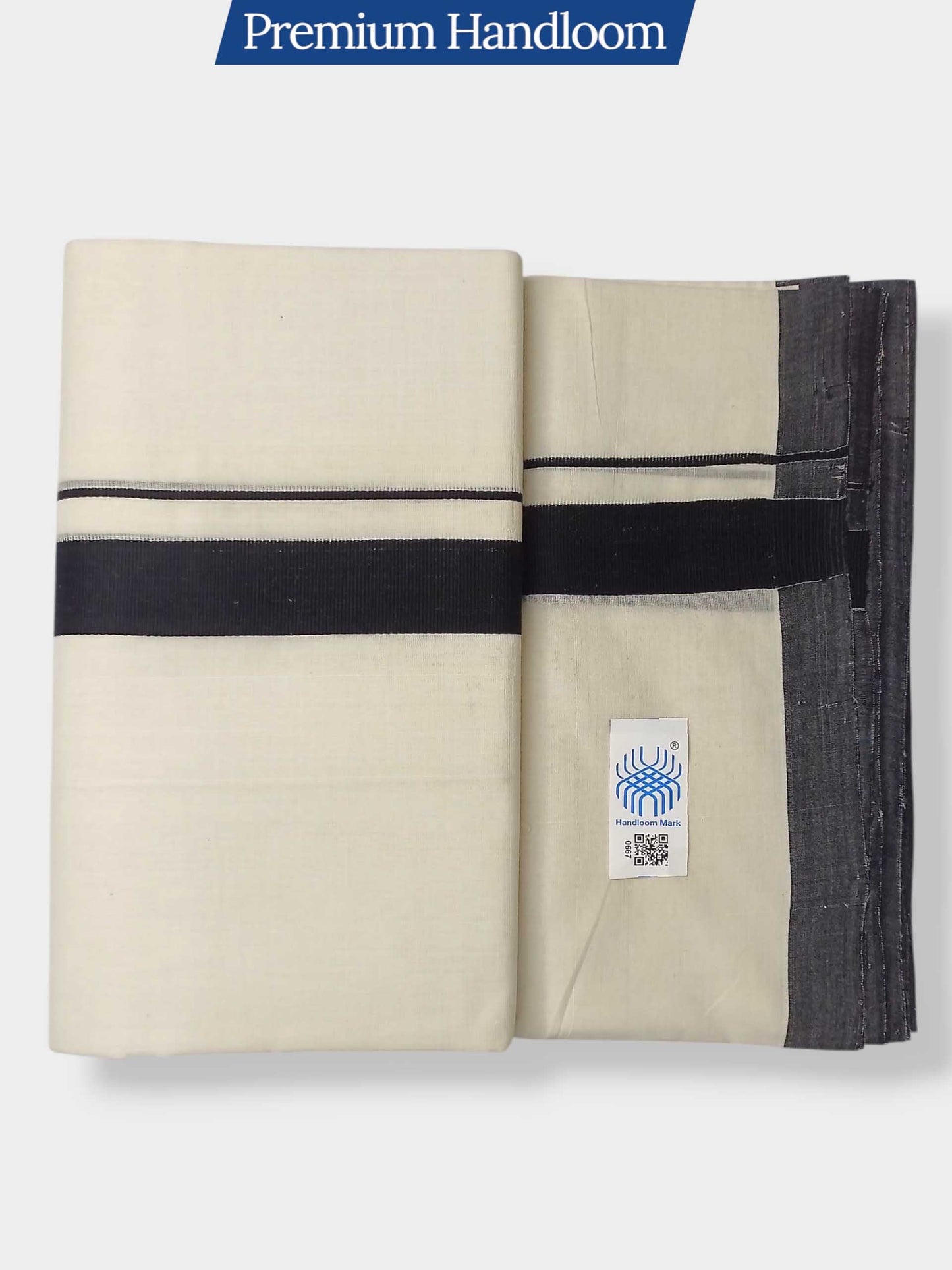 Kerala Premium Balaramapuram Handloom Dhoti/Mundu for Men
