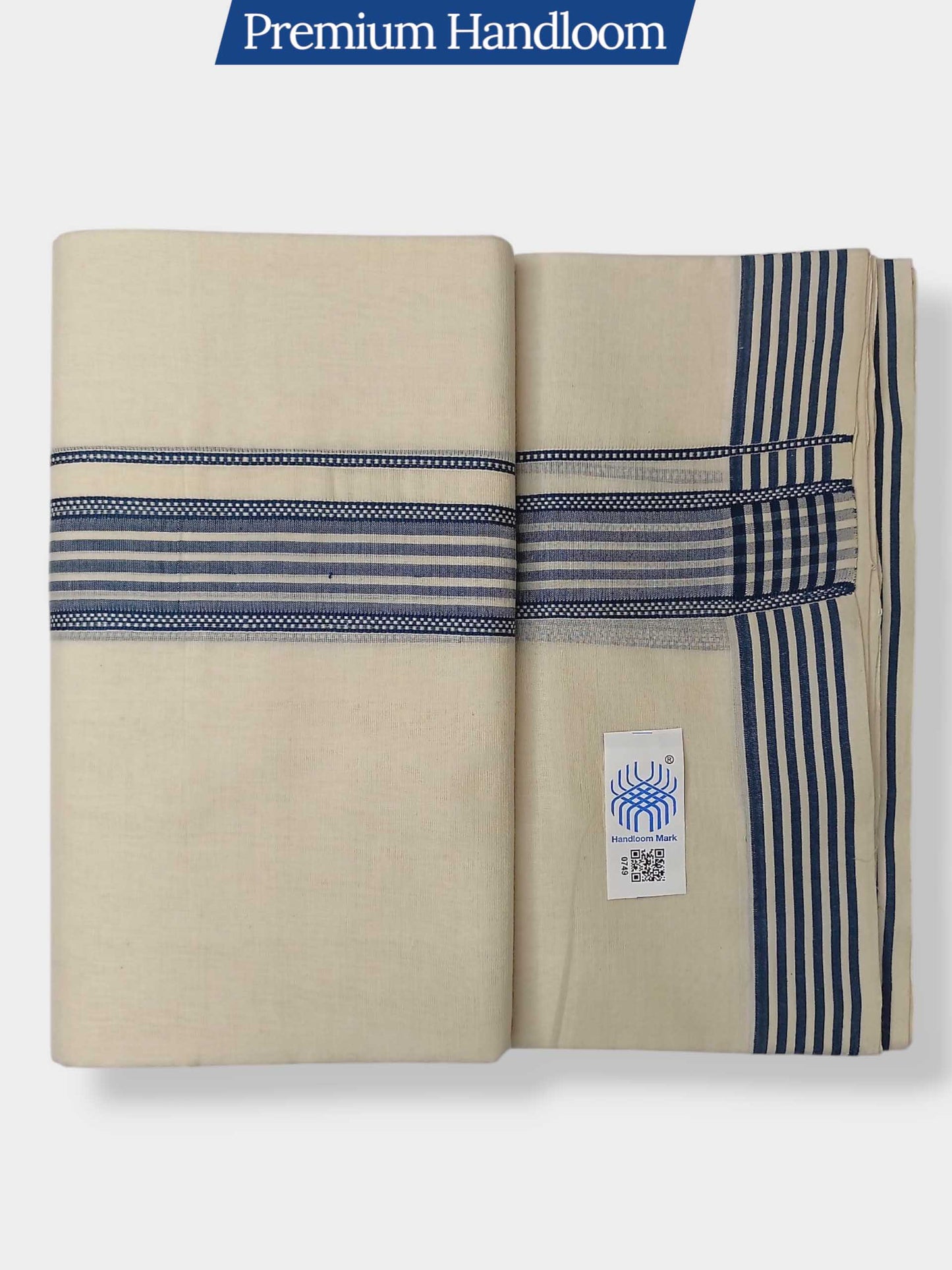 Kerala Premium Balaramapuram Handloom Dhoti/Mundu for Men