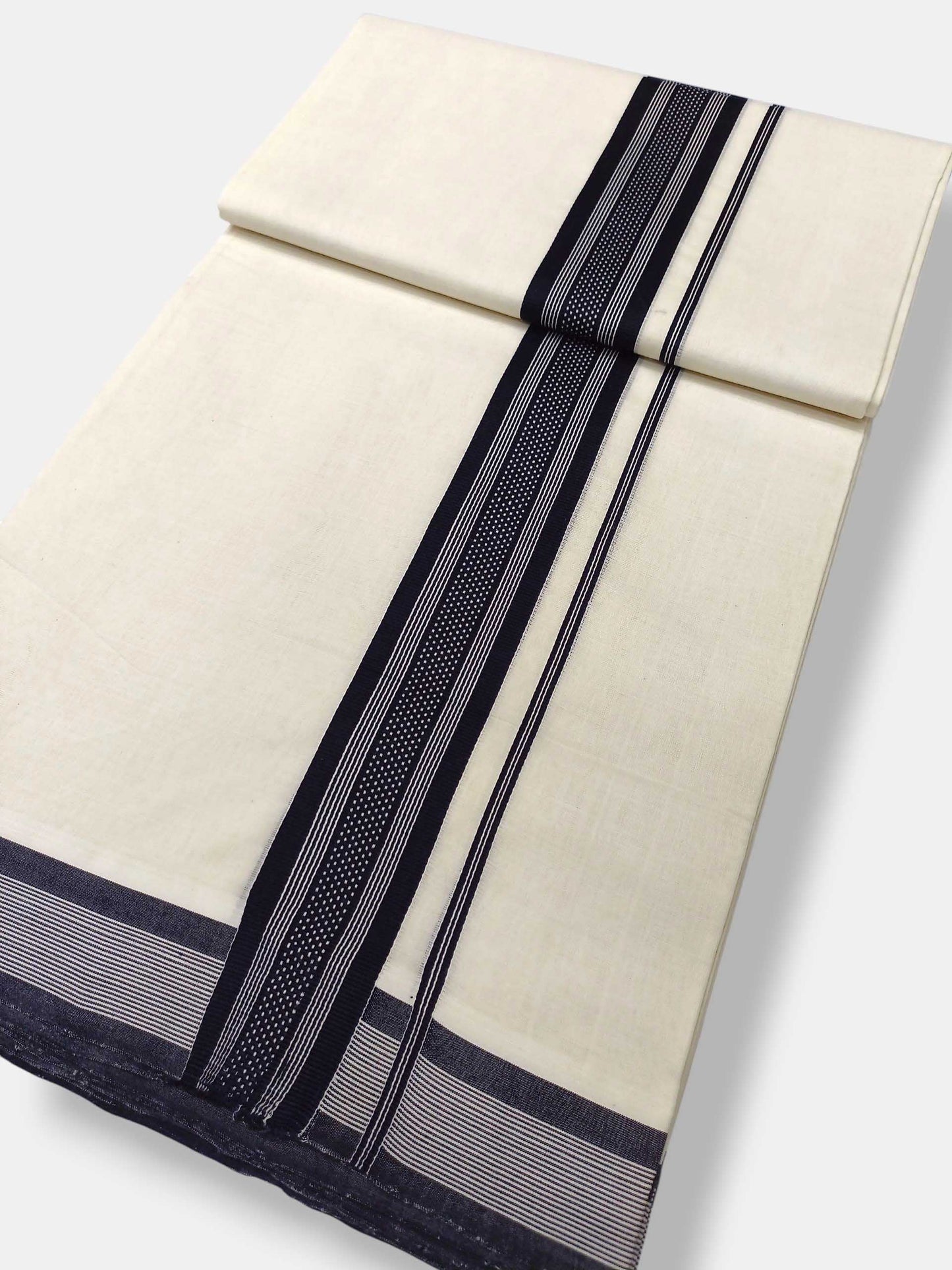 Kerala Premium Balaramapuram Handloom Dhoti/Mundu for Men
