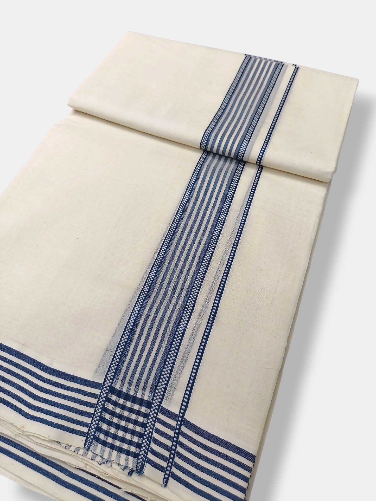 Kerala Premium Balaramapuram Handloom Dhoti/Mundu for Men