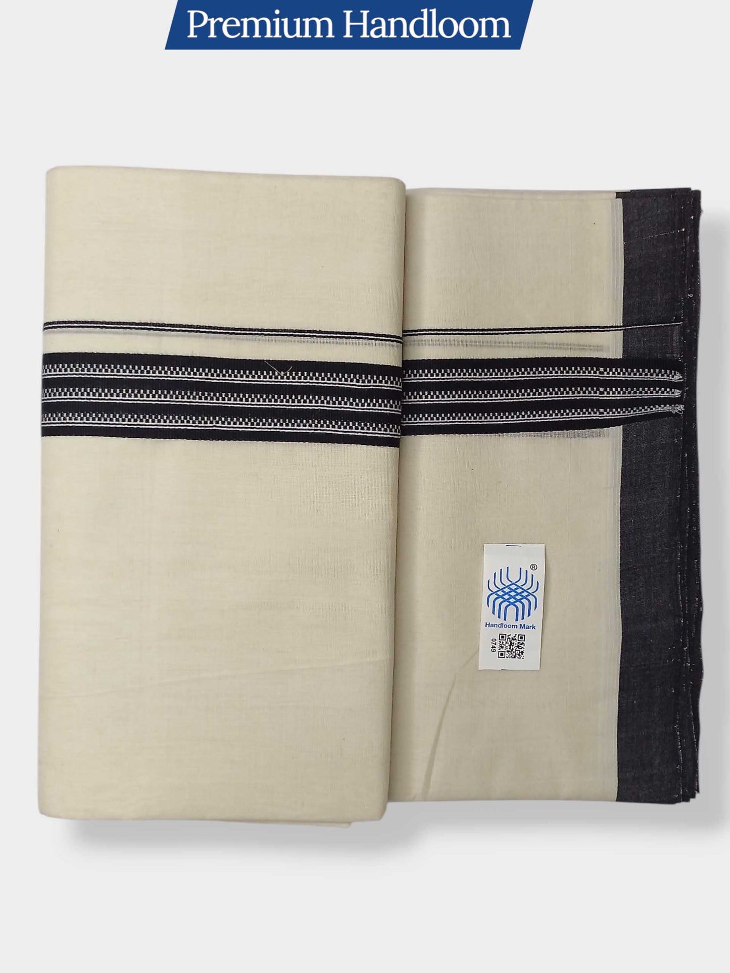 Kerala Premium Balaramapuram Handloom Dhoti/Mundu for Men
