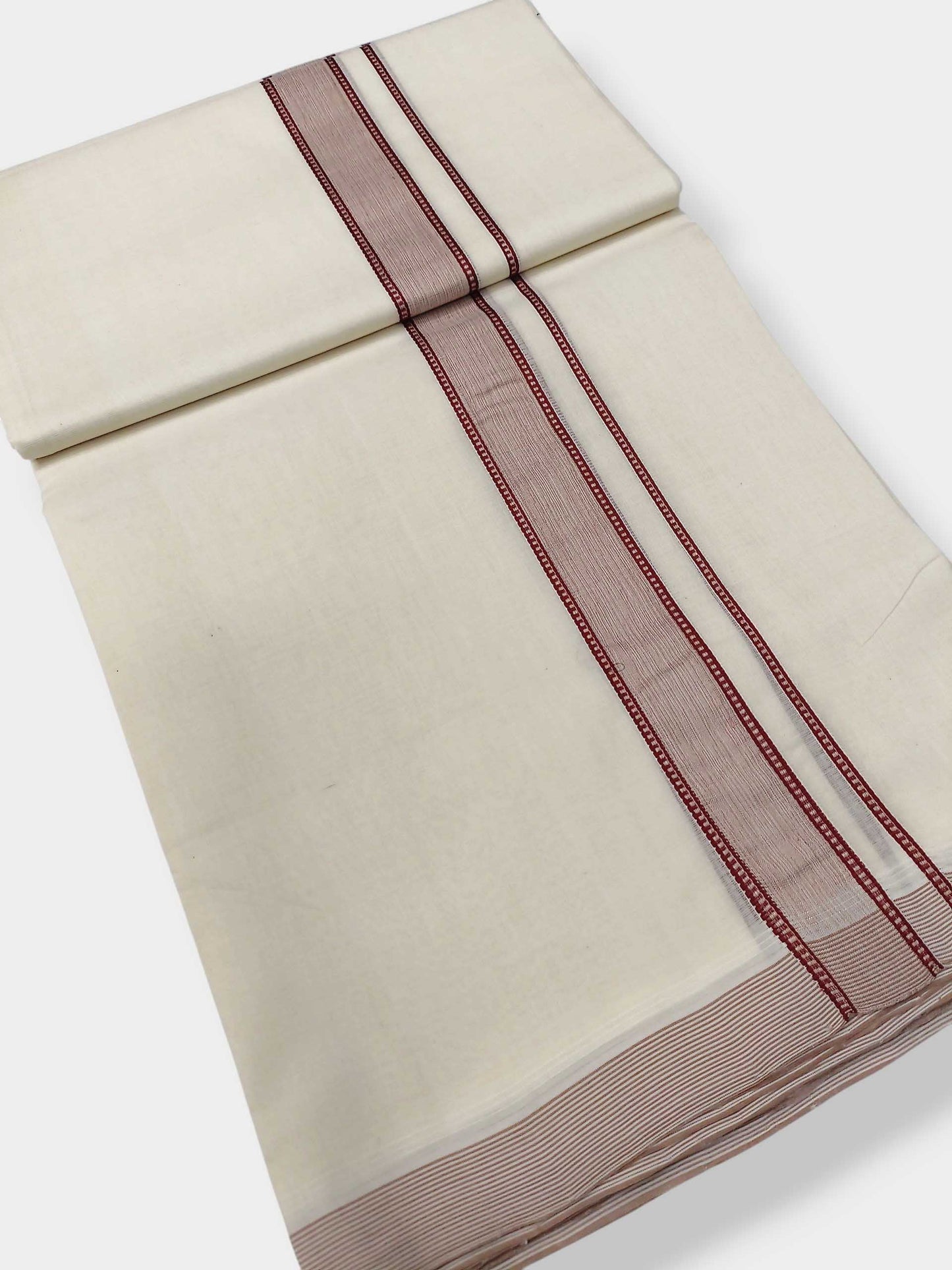 Kerala Premium Balaramapuram Handloom Dhoti/Mundu for Men