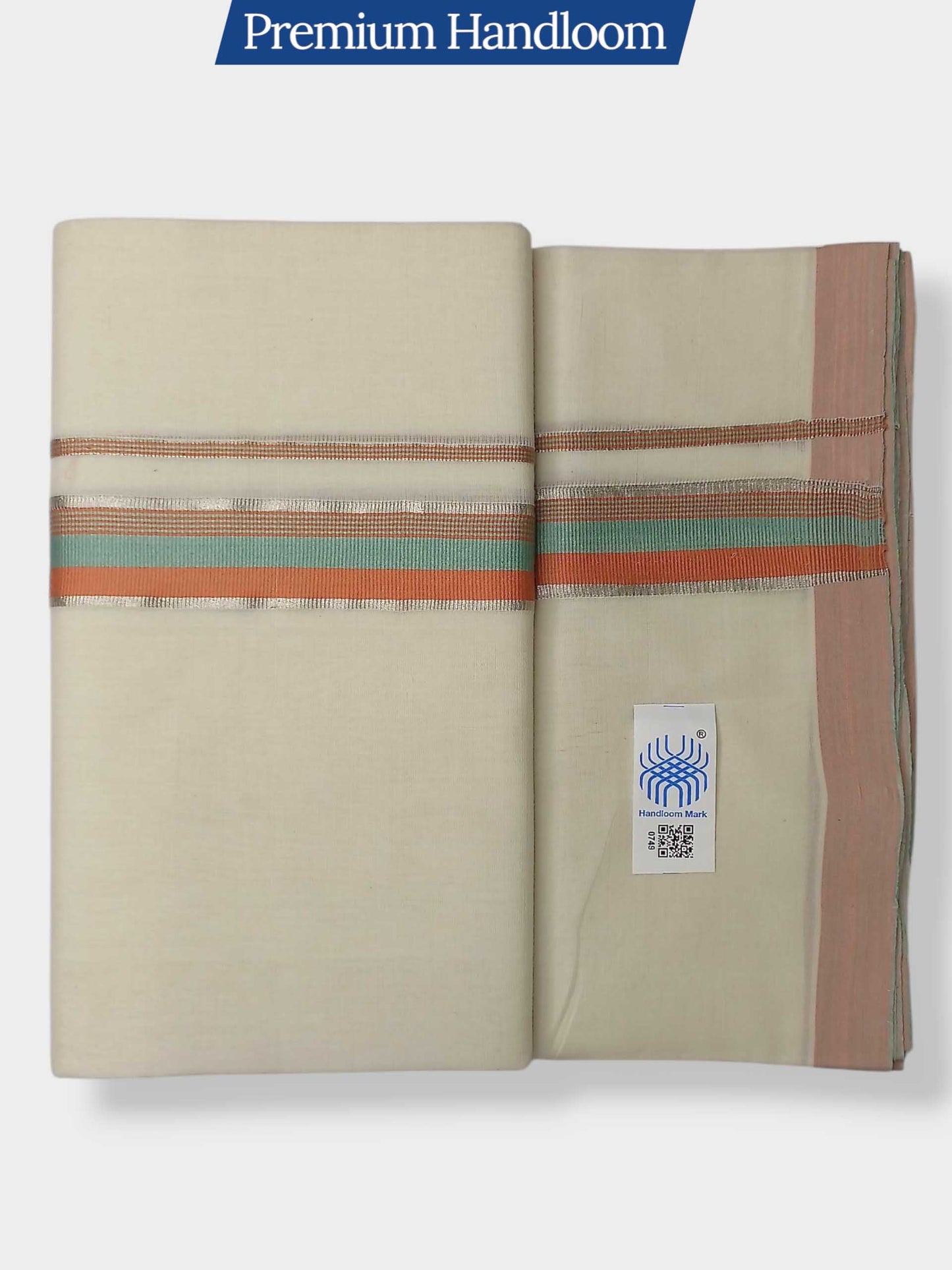 Kerala Premium Balaramapuram Handloom Dhoti/Mundu for Men