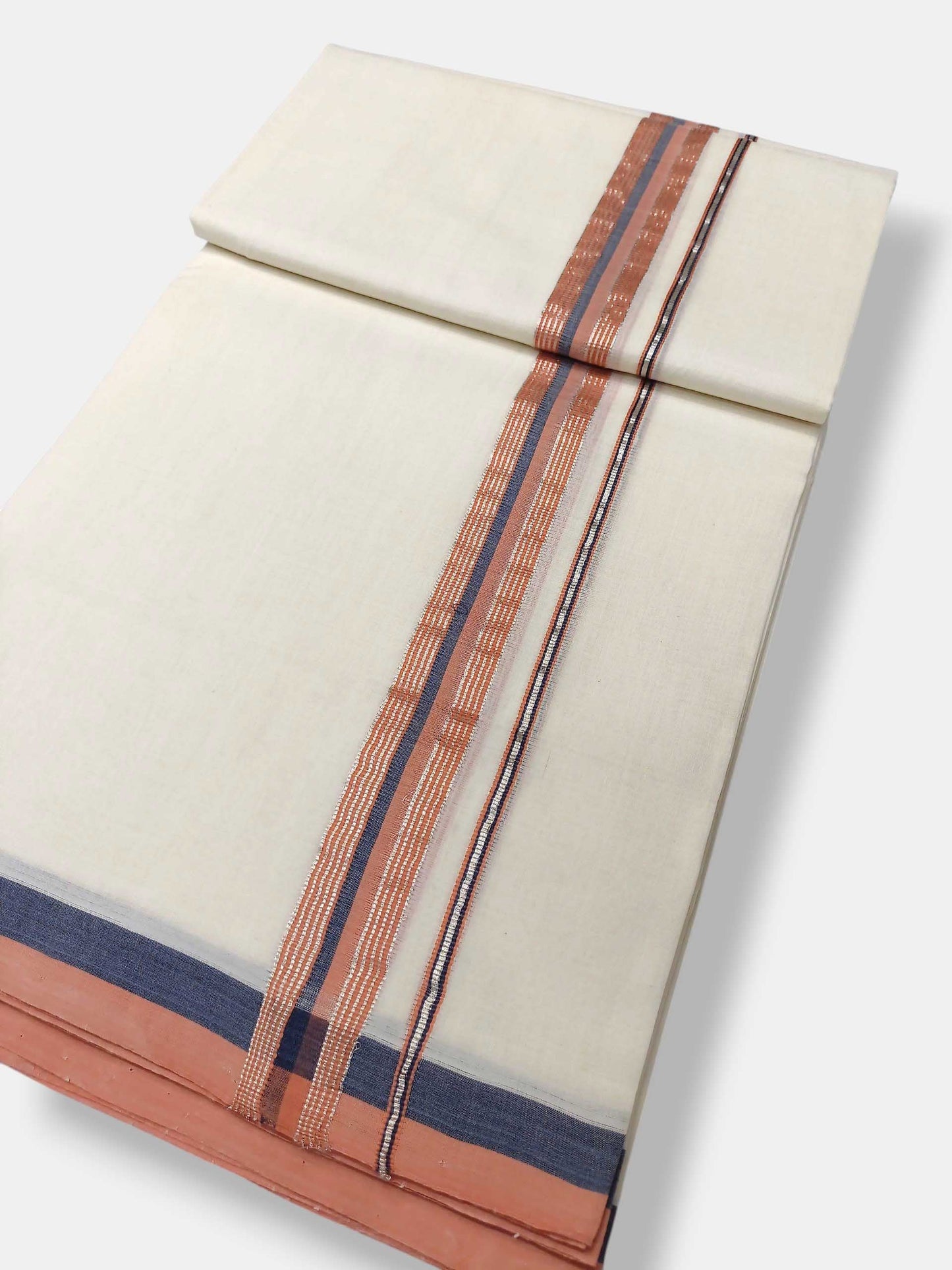 Kerala Premium Balaramapuram Handloom Dhoti/Mundu for Men