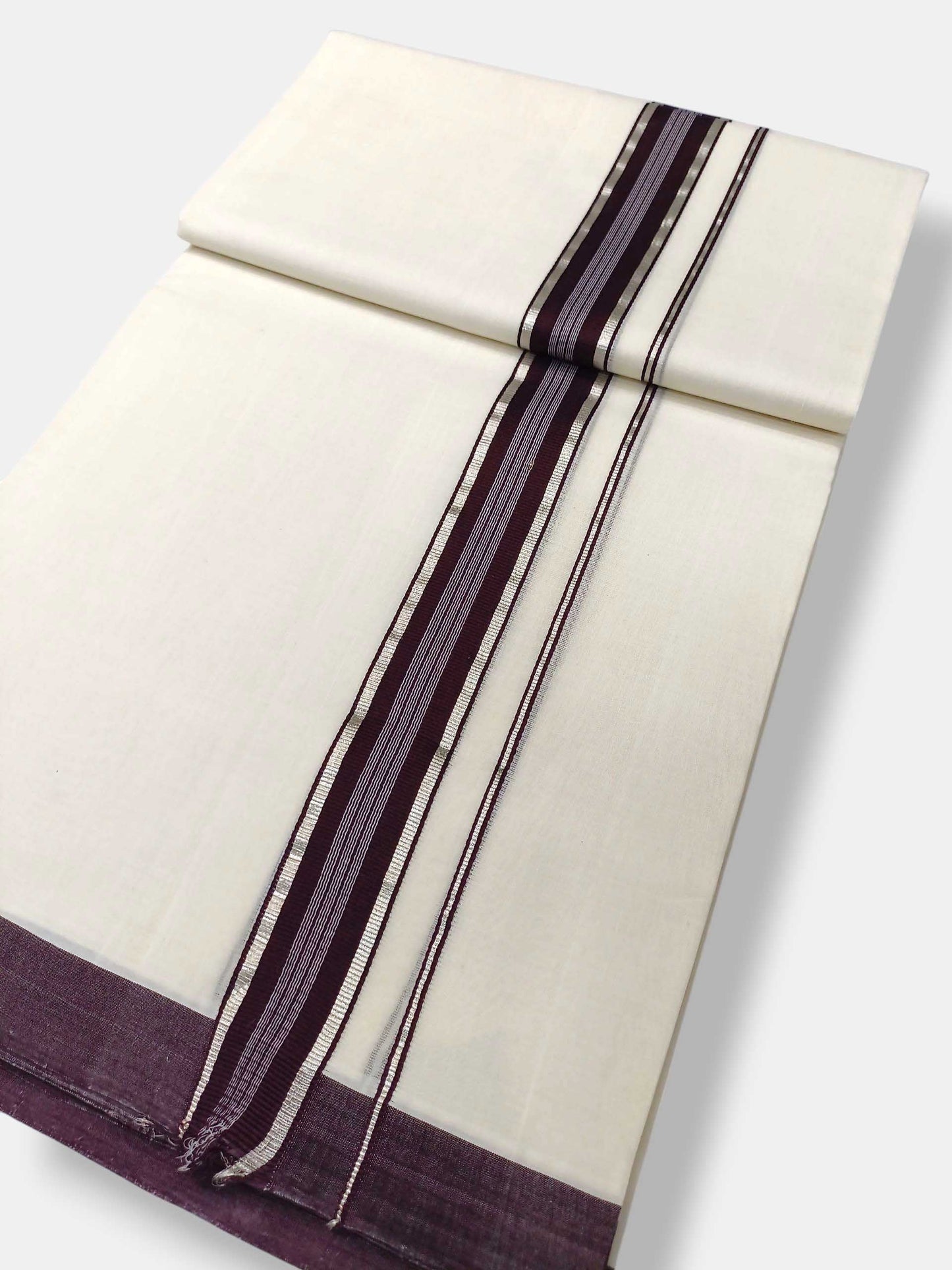 Kerala Premium Balaramapuram Handloom Dhoti/Mundu for Men