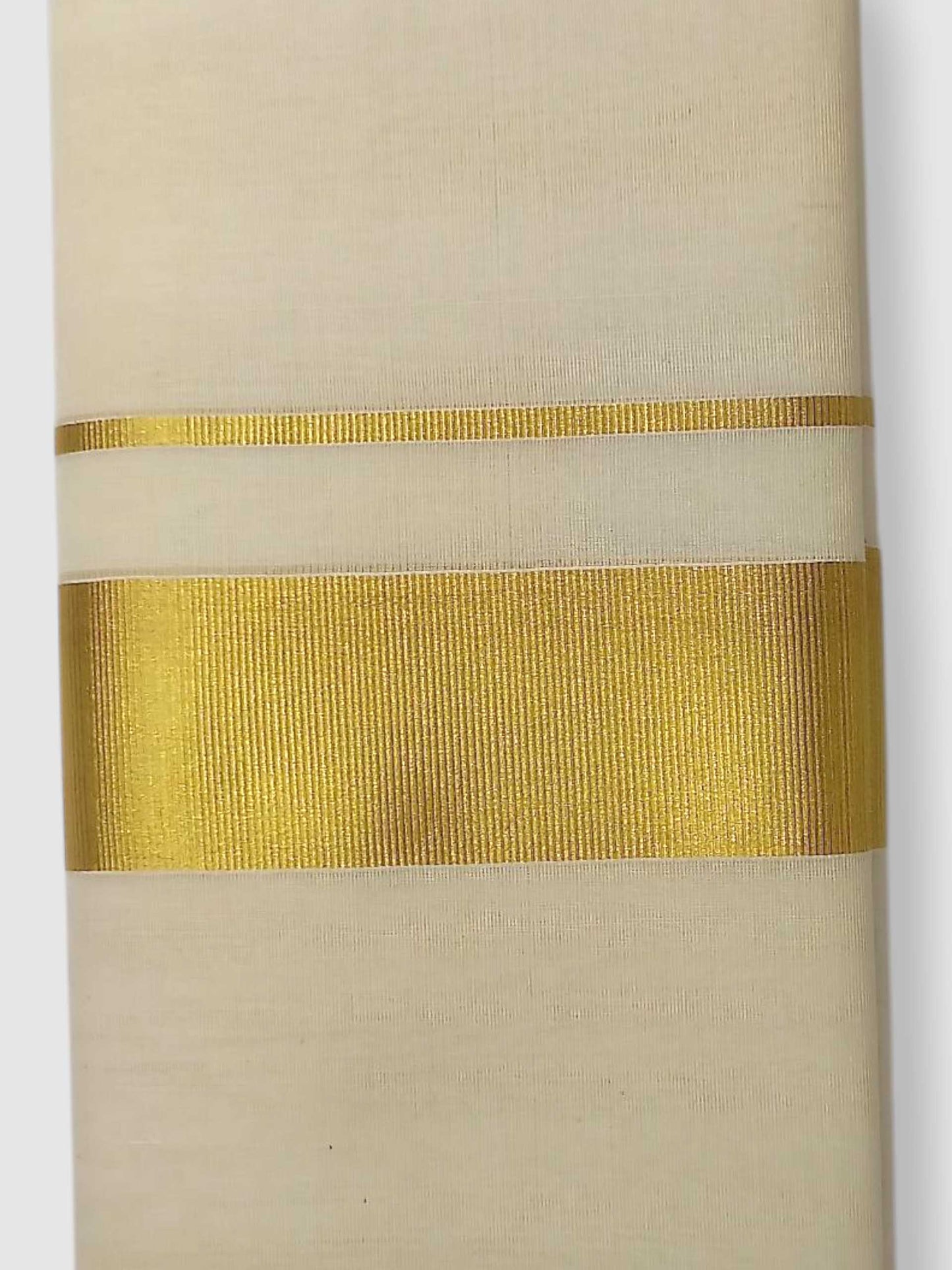 Original Balaramapuram Handloom Kasavu Mundu for Men