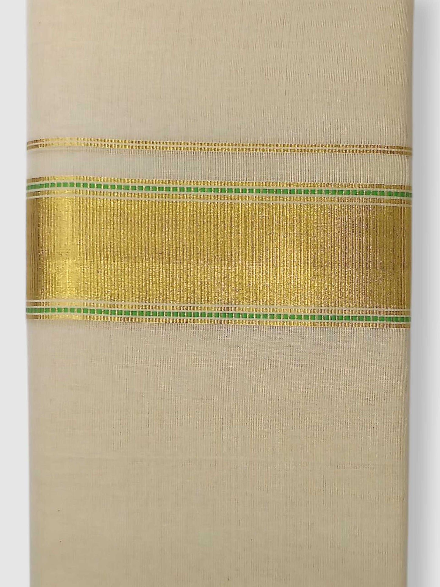 Original Balaramapuram Handloom Kasavu Mundu for Men