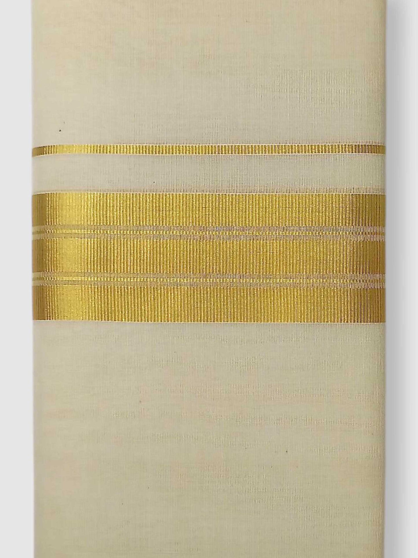 Original Balaramapuram Handloom Kasavu Mundu for Men