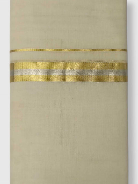 Original Balaramapuram Handloom Kasavu Mundu for Men