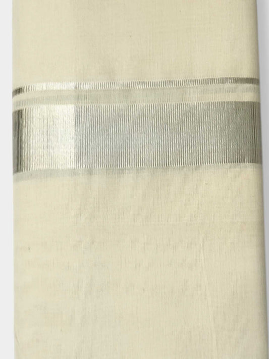 Original Balaramapuram Handloom Kasavu Mundu for Men