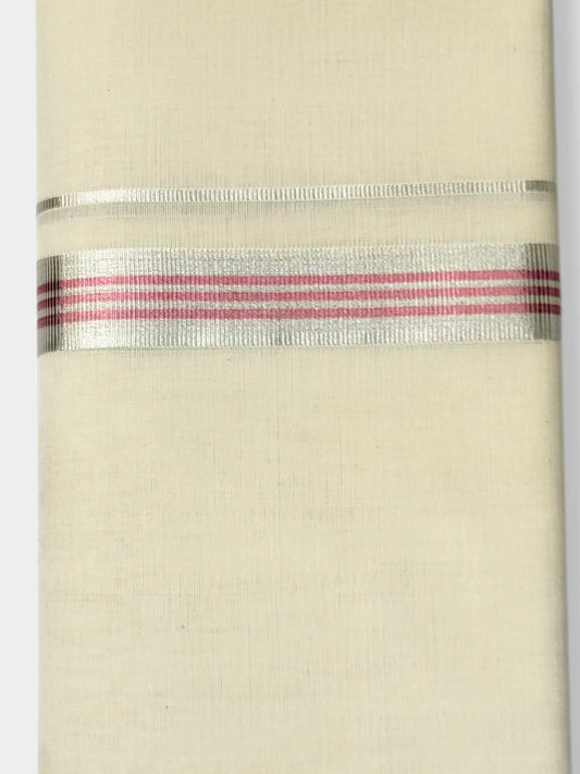 Original Balaramapuram Handloom Kasavu Mundu for Men