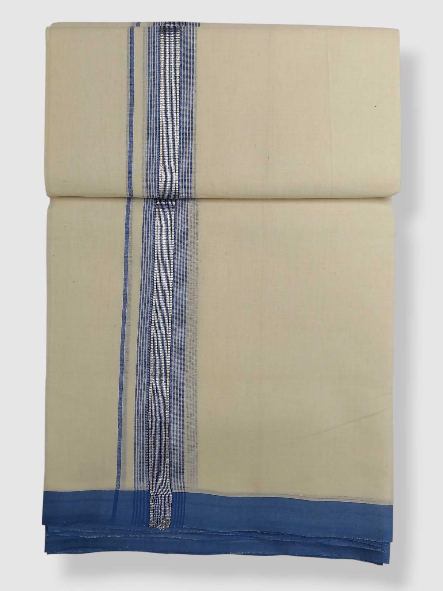Kerala Balaramapuram Pure Cotton Handloom Mundu/Dhoti