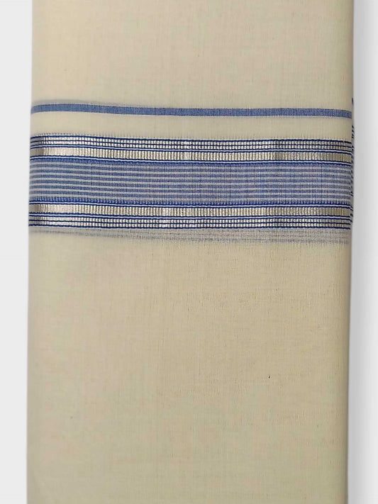 Kerala Balaramapuram Pure Cotton Handloom Mundu/Dhoti