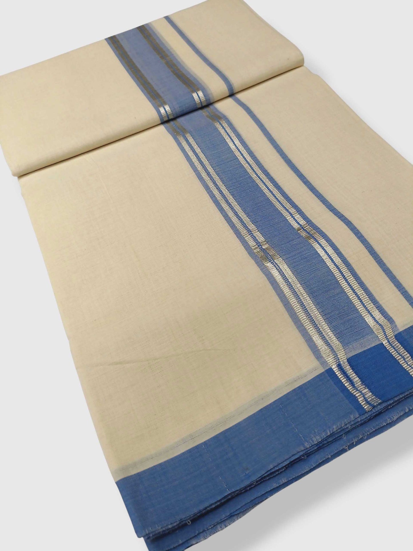 Kerala Balaramapuram Pure Cotton Handloom Mundu/Dhoti