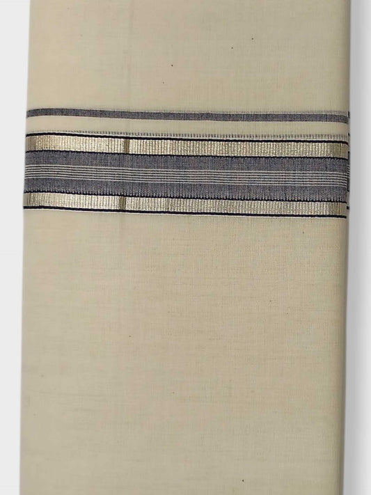 Kerala Balaramapuram Pure Cotton Handloom Mundu/Dhoti