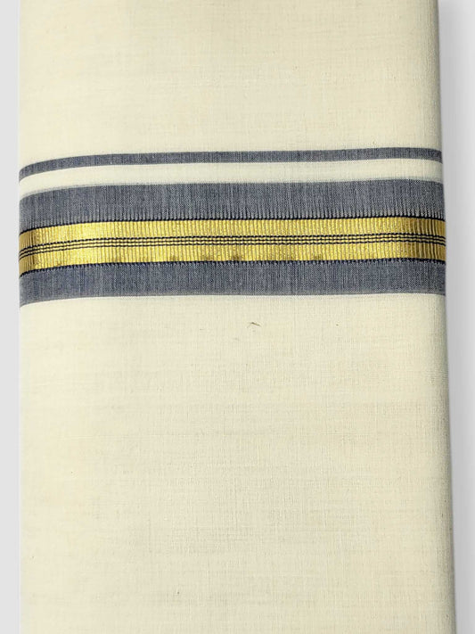 Kerala Balaramapuram Pure Cotton Handloom Mundu/Dhoti