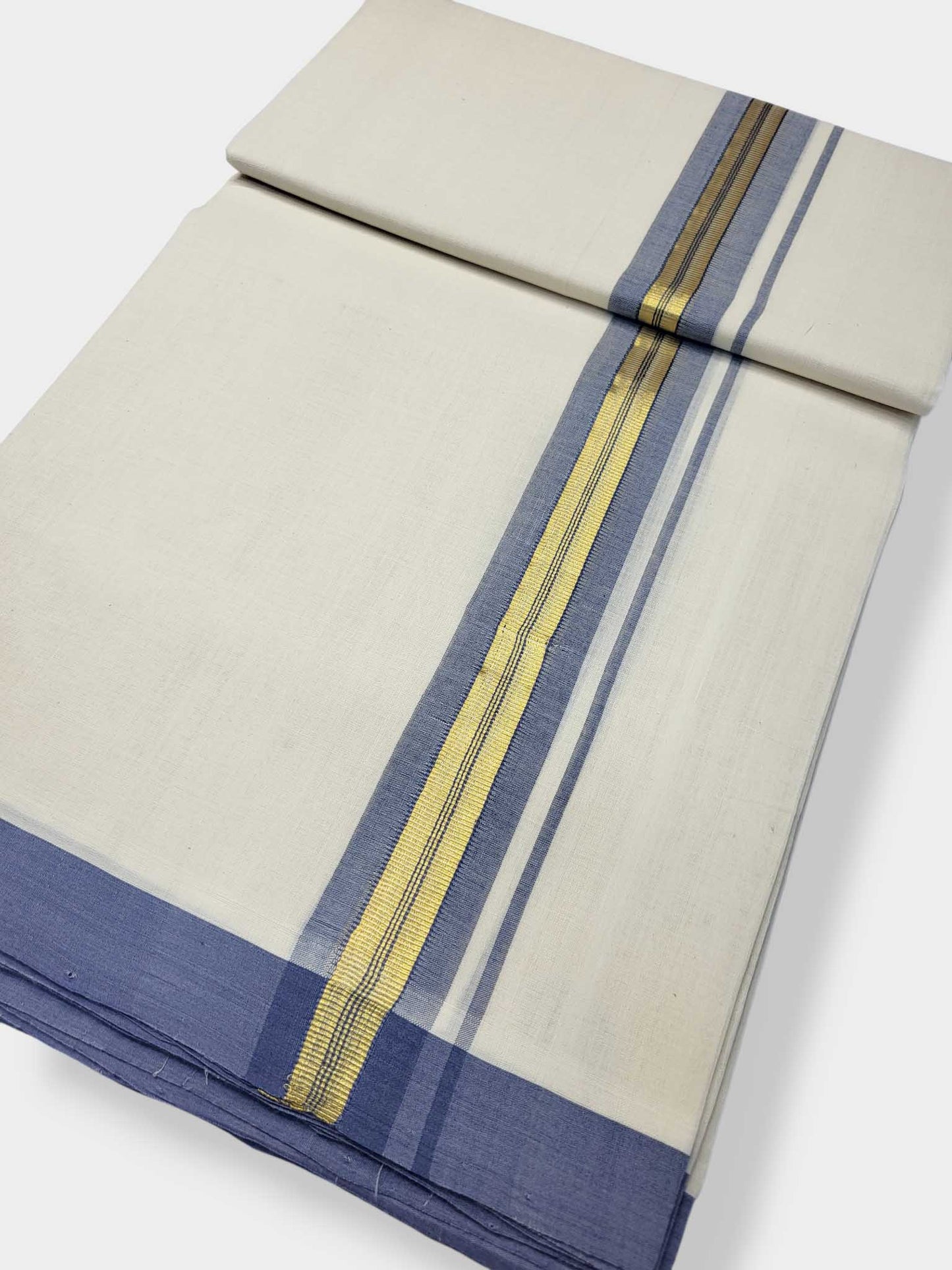Kerala Balaramapuram Pure Cotton Handloom Mundu/Dhoti