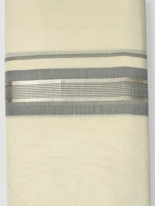 Kerala Balaramapuram Pure Cotton Handloom Mundu/Dhoti