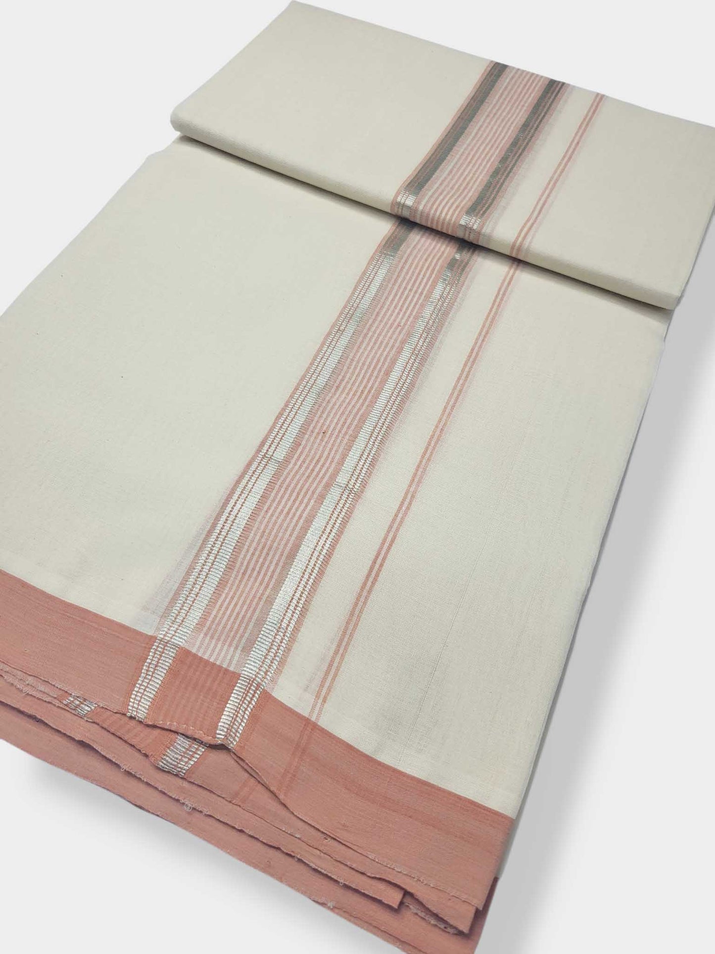 Kerala Balaramapuram Pure Cotton Handloom Mundu/Dhoti