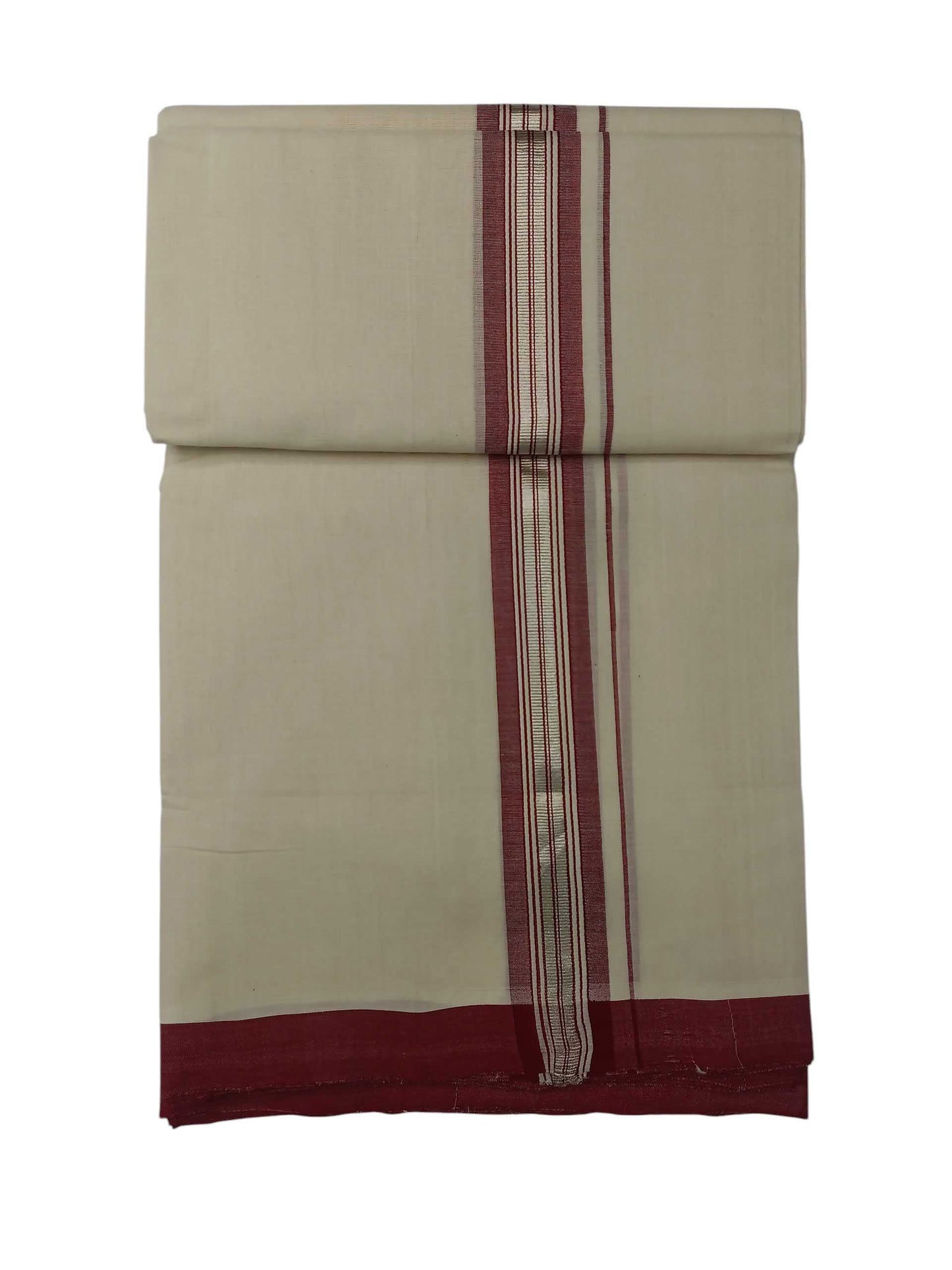 Kerala Balaramapuram Pure Cotton Handloom Mundu/Dhoti