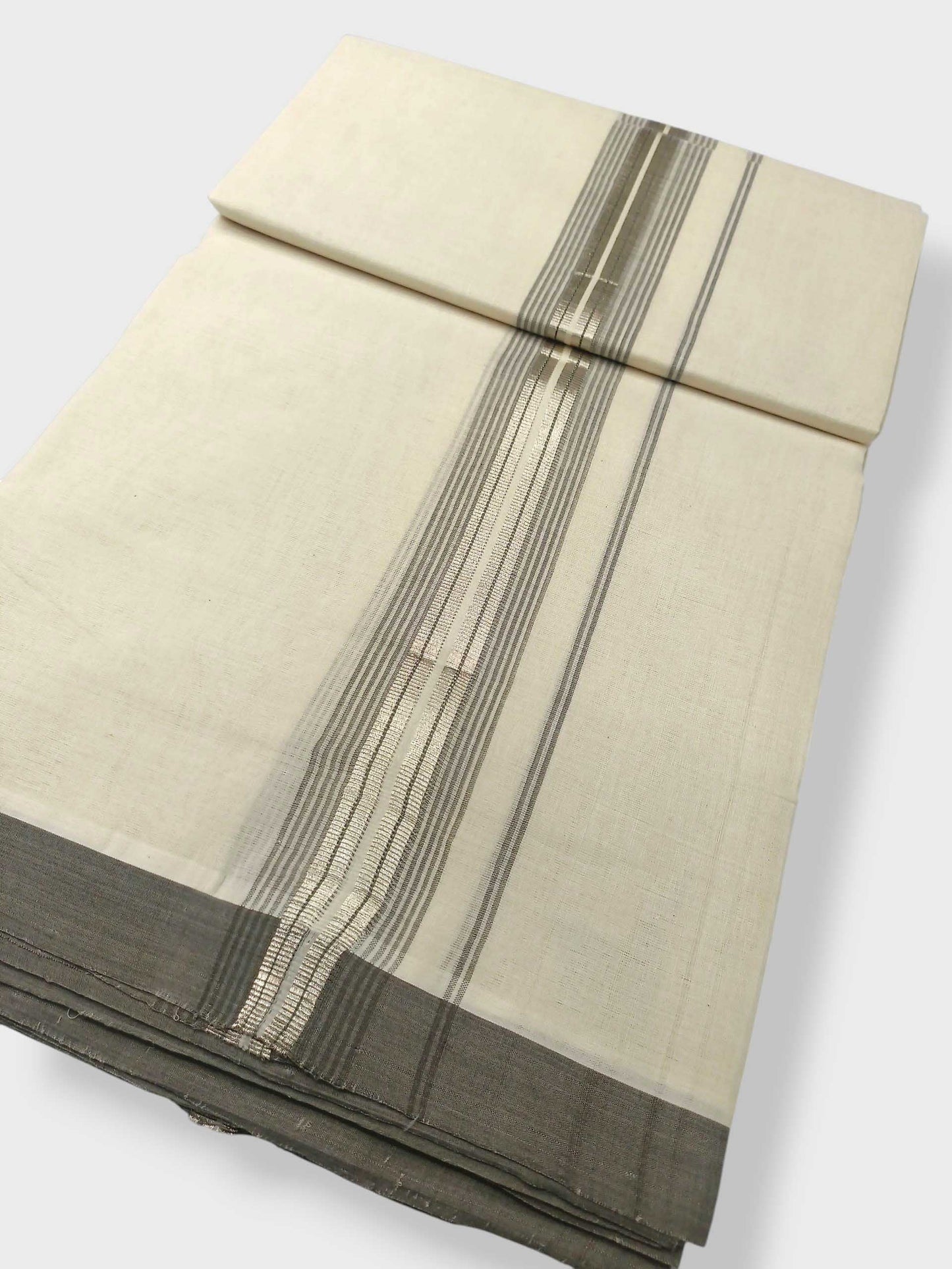 Kerala Balaramapuram Pure Cotton Handloom Mundu/Dhoti