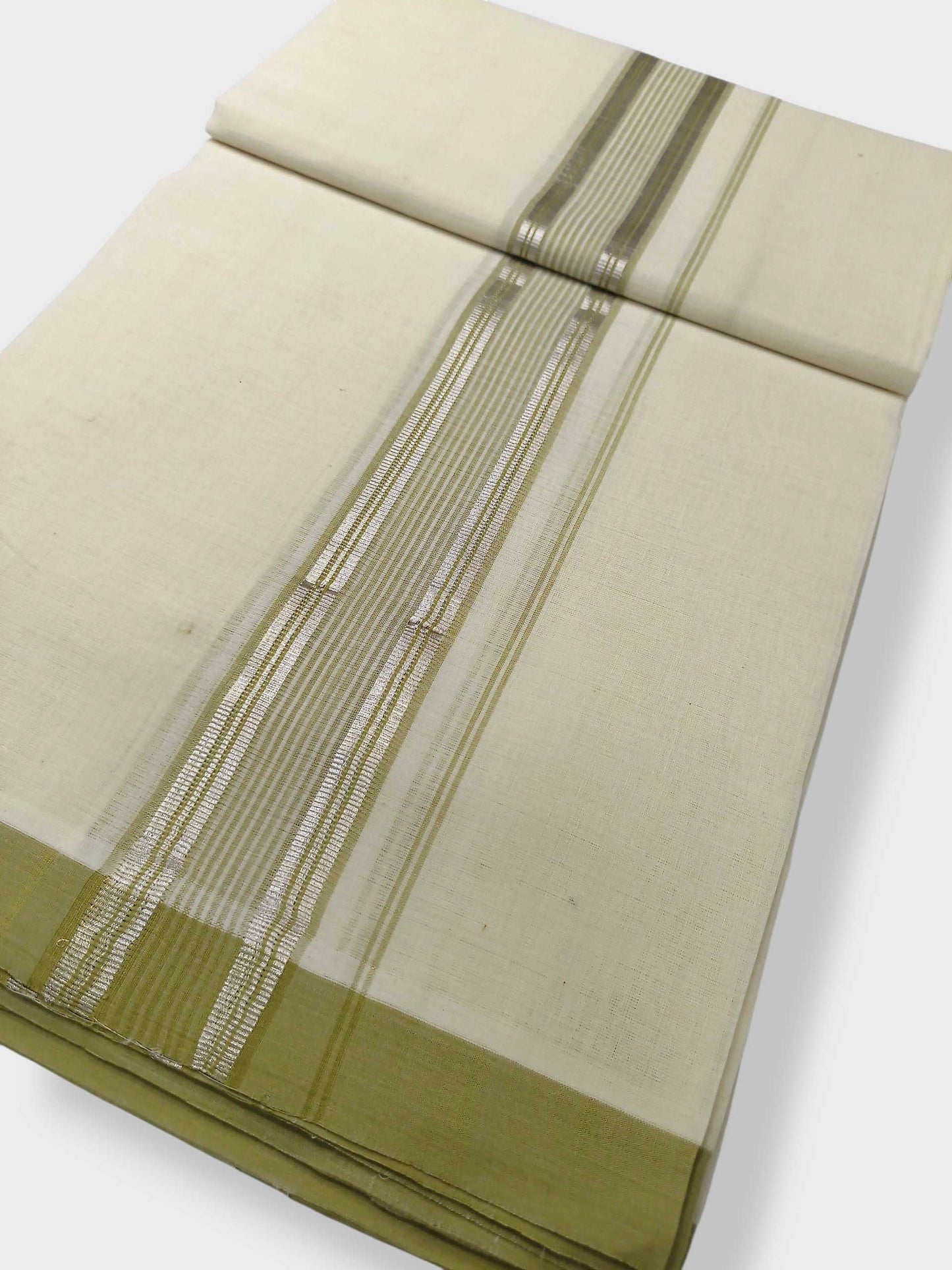 Kerala Balaramapuram Pure Cotton Handloom Mundu/Dhoti