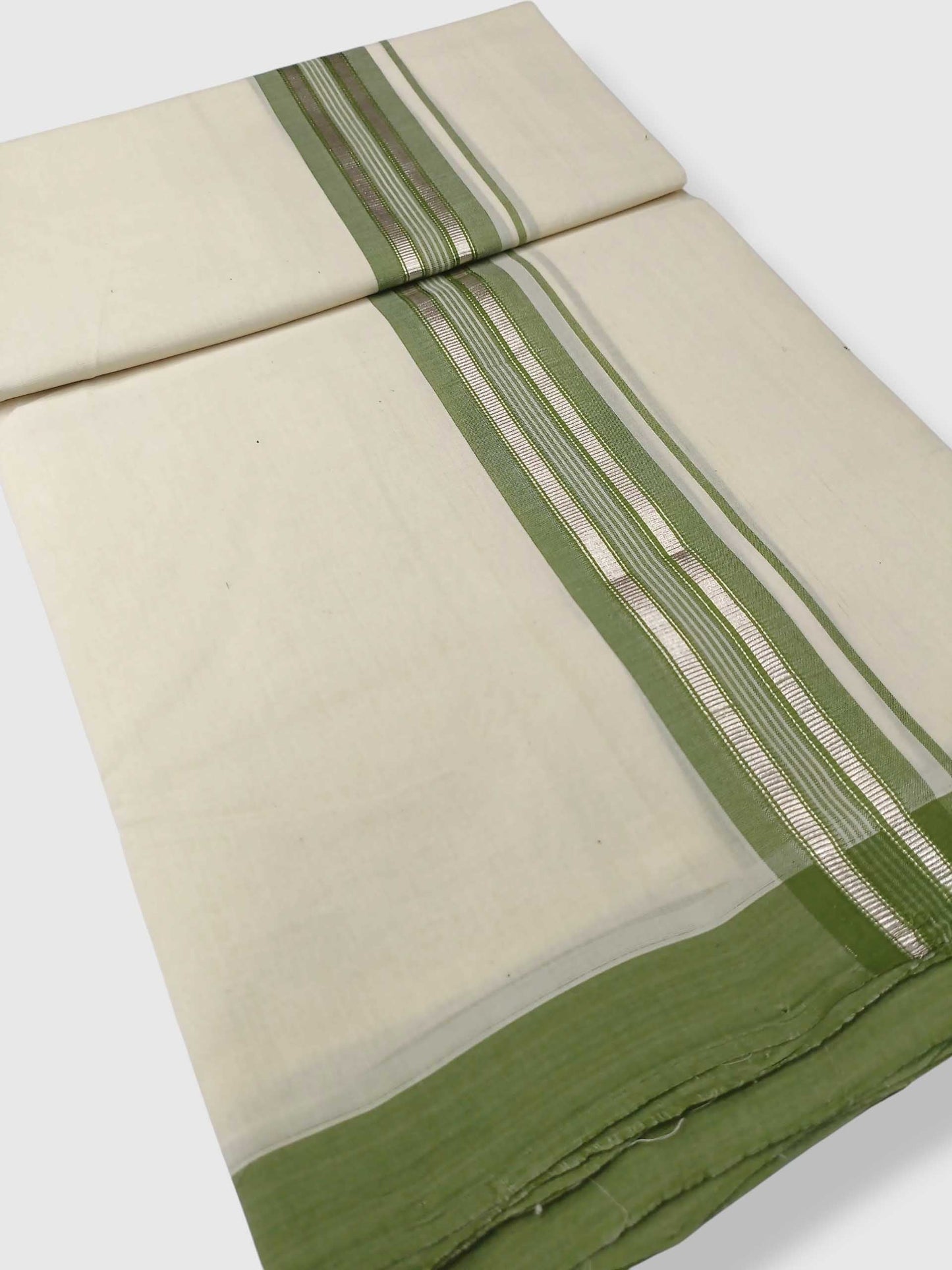 Kerala Balaramapuram Pure Cotton Handloom Mundu/Dhoti