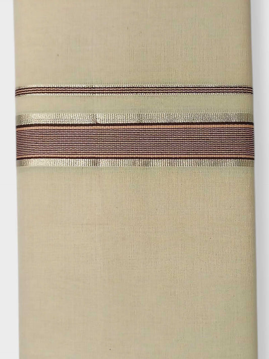 Kerala Balaramapuram Pure Cotton Handloom Mundu/Dhoti