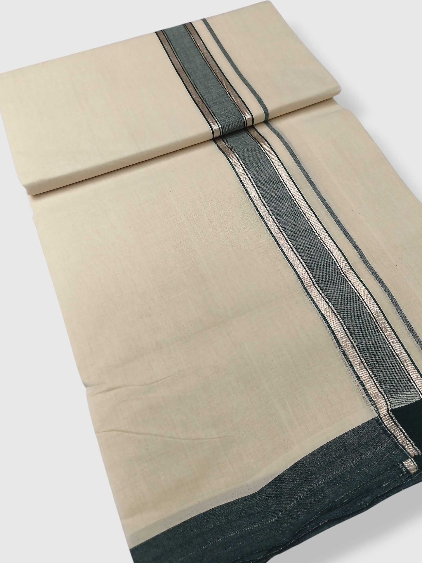 Kerala Balaramapuram Pure Cotton Handloom Mundu/Dhoti