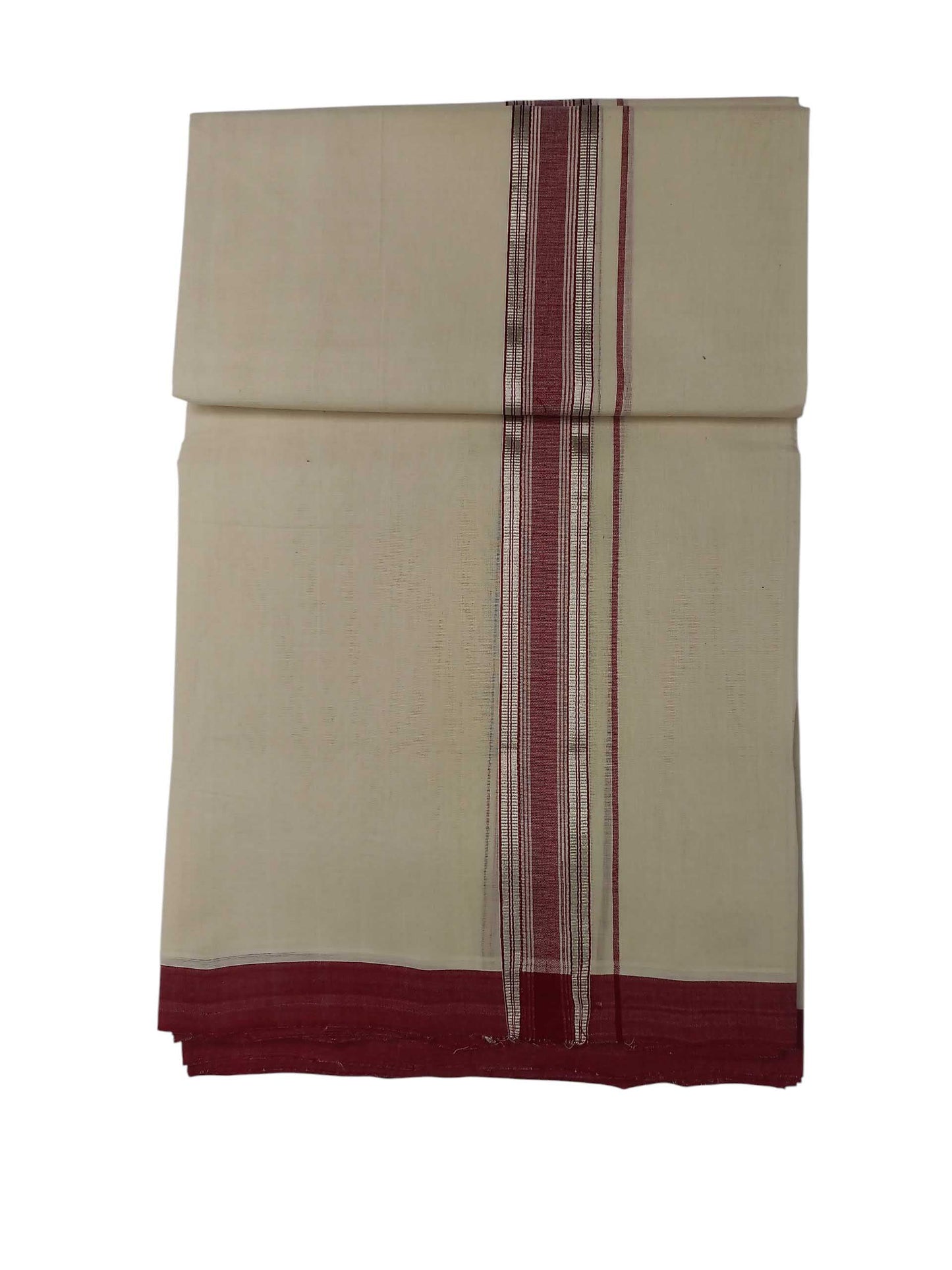Kerala Balaramapuram Pure Cotton Handloom Mundu/Dhoti