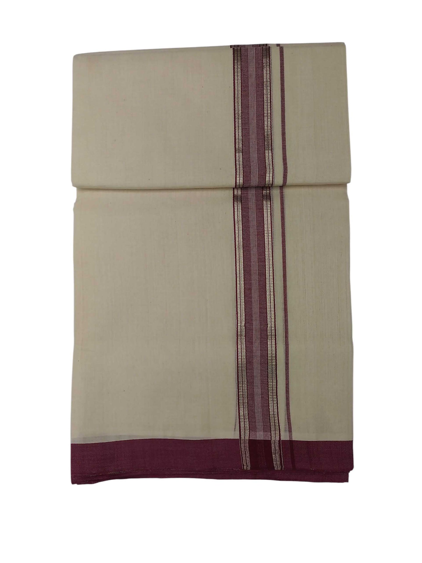 Kerala Balaramapuram Pure Cotton Handloom Mundu/Dhoti