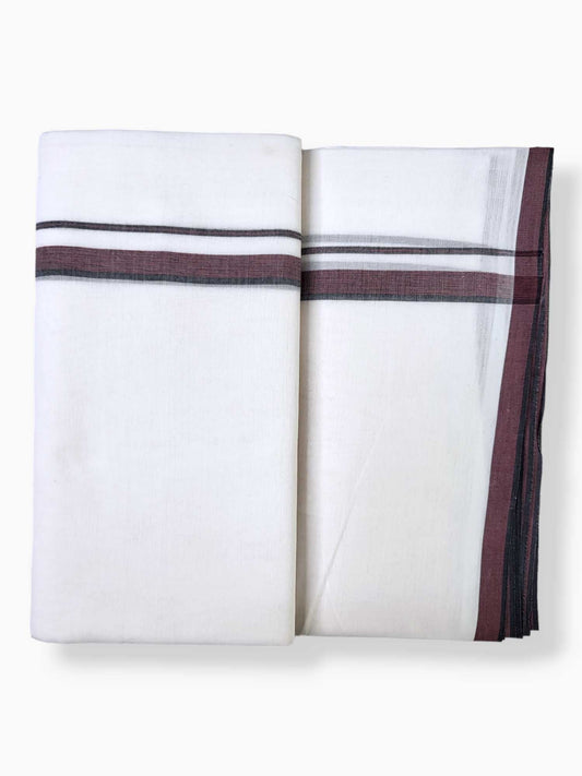 Cotton White Dhoti/Mundu for Men