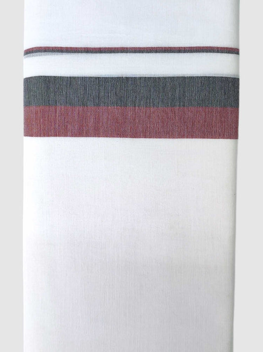 Pure White Cotton Men's Double Dhoti