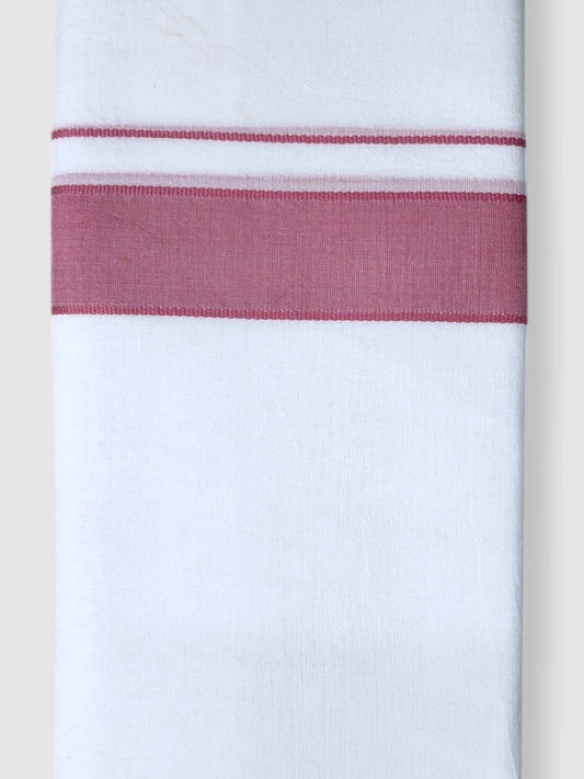 Pure White Cotton Men's Double Dhoti