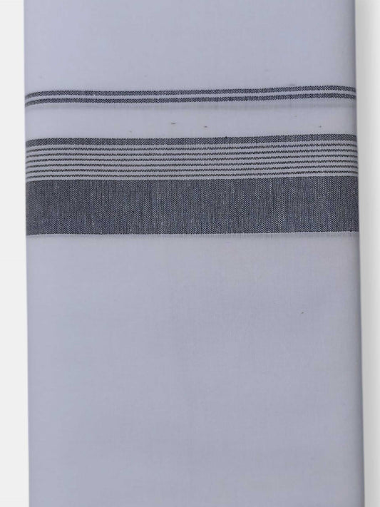 Single Kerala Pure White Mundu/Dhoti