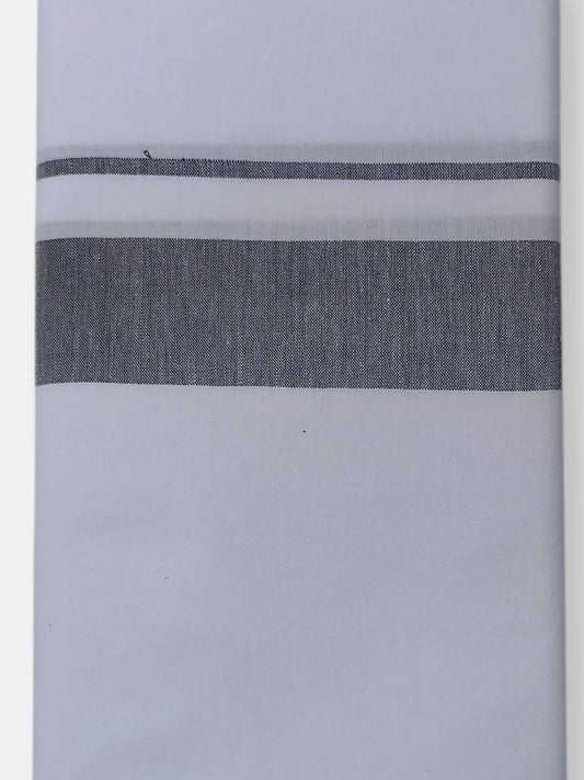 Single Kerala Pure White Mundu/Dhoti