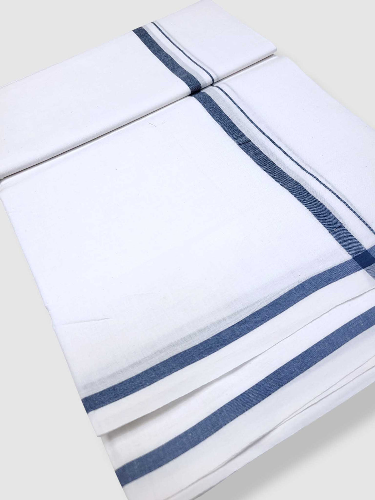 Single Kerala Pure White Mundu/Dhoti