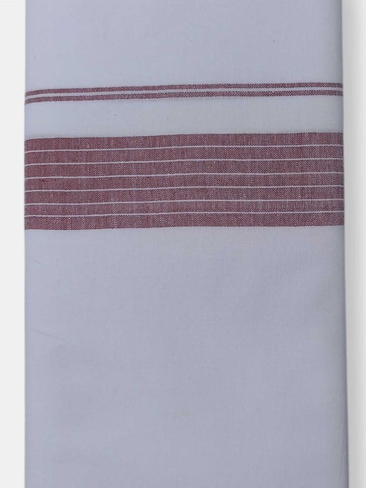 Single Kerala Pure White Mundu/Dhoti