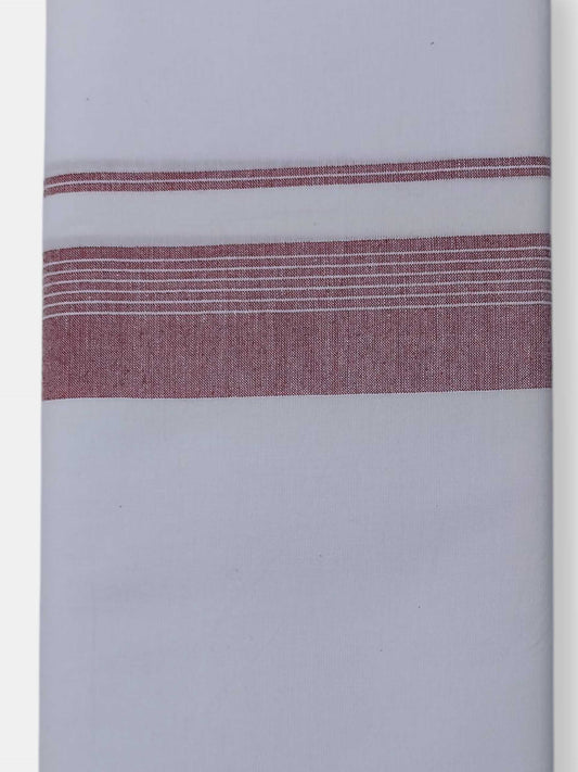 Single Kerala Pure White Mundu/Dhoti
